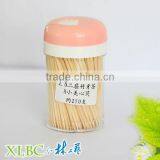Transparent Plastic Jar Mint Bamboo Toothpicks thumbnail-6