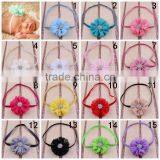 Chiffon Flower Headband With Rhinestone Center for Kids Hair Accessories thumbnail-5