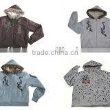 BU036 Stock Ladies Fleece Jacket With Hood thumbnail-1
