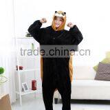 Flannel Cartoon Adult Animal Jumpsuit Animal Pajamas Jumpsuit Raccoon Design thumbnail-1