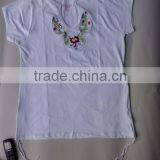 Nice Embroidered Ladies T-Shirts thumbnail-1