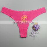 Sexy Hot Teen Girls Underwear Flower Embroidery Panties Women's Thongs thumbnail-3