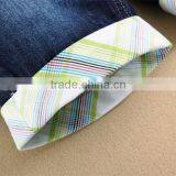 2015 Summer Boys Cotton Denim Baby Shorts Newborn Pants Lattics Design thumbnail-4