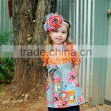 Children Clothing Wholesale Boutique Hot Sale New Fashion OEM Girl Autumn Dress thumbnail-1