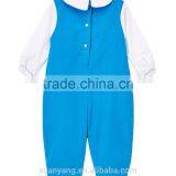 High Quality New Baby Set White Shirt and Blue Pant ,two Piece Fall Long Sleeves Baby Boy/girl Clothes,kids Wear thumbnail-3
