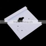 White PVC Earring Display Hang Cards Flocked Jewelry Hangtag High Quality PVC Display Jewelry Cards thumbnail-2
