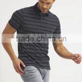 MGOO Summer Fashion Men Striped Polo Shirts 100% Cotton Short Sleeve Slim Fit Polo Shirt thumbnail-2