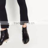 2016 Ladies Top Design Fashion Custom Women Apparel Bell-bottom Pants Wholesale thumbnail-4