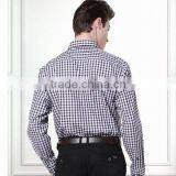 2015 Mens Long Sleeve Plaid Dress Shirts thumbnail-5