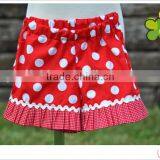 Baby Bloomers Wholesale Baby Icing Shorts Summer Girls Short Plain Purple Gingham Pants thumbnail-2