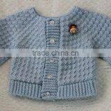 Clothes Set Hand Made Crochet Baby Pattern Sweater thumbnail-2