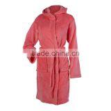 100% Cotton Terry Hooded Bathrobe for Women thumbnail-3
