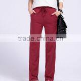 Cotton Soft Breathable Plain no Design Sports Pants for Women thumbnail-3