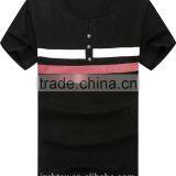Custom Stripe t Shirt With Buttons thumbnail-1