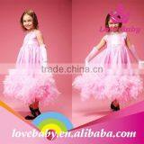Wholesale 2015 New Stylish Boutique Feather Fairy Baby Girls Long Dress thumbnail-2