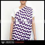 Wholesale Chevron Nursing Cover Scarf thumbnail-2