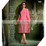 Party Wear Georgette Kurtis thumbnail-5