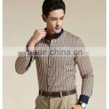 2017 Latest Fashionable Mens Stripe Shirt thumbnail-3