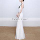 2017 Latest Design Sexy Tight Sleeveless Women's Evening Dress thumbnail-6
