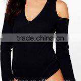 Sexy Girl V Shape Knitting Patterns Designs Sweater thumbnail-2