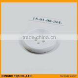 Pearl White Ladies Fur Coat Button thumbnail-4
