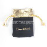 Velvet Satin Gift Bags Rectangle Black thumbnail-3