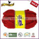 Charmkey Wholesale Hand Knitting Yarn Acrylic Polyester Thick Roving Yarn for Hats