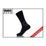 Black Dot Cotton Crew Man Dress Socks Plain Customized Male Leisure Socks thumbnail-1
