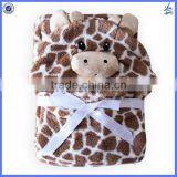 3D Animal Super Soft Plush Cotton Knitted Baby Blanket Wholesale thumbnail-1