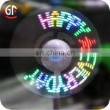 New Design Chargeable Mini Table Fan With Led Message thumbnail-6