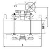 Forged Steel Ball Valve API Forged Steel Trunnion Type Ball Valve thumbnail-2