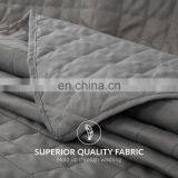 Wholesale High Quality Full Size Grey 100% Polyester Comforter Quilt Set For Adult thumbnail-6