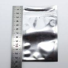 100 Pieces of Transparent Silver to Seal Sealing Seal Polyester Film Bag X14 8.5 cm (3.3 X5.5 Inches) Used in Aluminum Foil Zipper Heat Sealing Packaging Plastic Valve Lock Zipper Lock Bulk Food Storage Candy Aluminum Foil Bag thumbnail-4