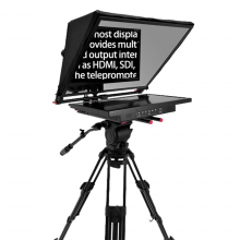 Factory supply professional TV broadcast studio 21 inch high-end teleprompter with embedded host