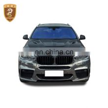 Hm style non wide big body kit hood for bnw x6 f16 2016 year car