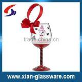 Wholesales Turkey Hand Painted Stem Wine Glass for Thanks Giving Day thumbnail-1