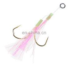 2020 Hotsale Artificial Bait With Glow Hook Swivels Anzois Para Pesca Sabiki Rigs Fishing Lure thumbnail-3