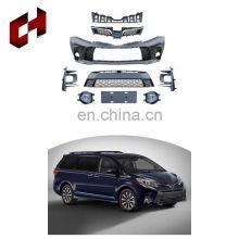 CH New Arrival Best Fitment Front Rear Bumper Trunk Wing Led Headlight Full Kits For Toyota Sienna 2011-2016 To 2018 thumbnail-1