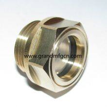 Gasketed Compressor Oil Sight Glass With Borosilicate Glass and Stainless Steel Reflector thumbnail-3