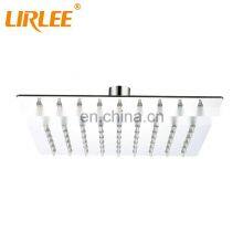 LIRLEE 6inch 8inch Rainfall High Pressure Full Chrome Luxury Shower Head Set thumbnail-2