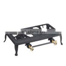 LPG Cooker Boiling 3 Rings Frame Outdoor 8kW Cast Iron With 2 Burners Mini Portable Gas Stove thumbnail-1