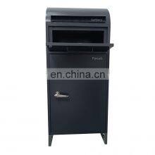 Factory Direct Drop & Metal Outdoor Parcel Delivery Box Freestanding Locking Parcel Drop Box
