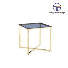 Modern Luxury Fashion Stainless Steel Decoration Stand Small Tables 3pcs Set Tables for Living Room Furniture thumbnail-1