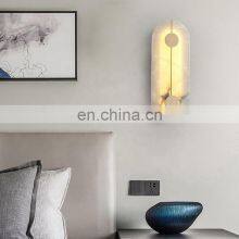 Bedroom Living Room Bedside Light Hotel Room Aisle Alabaster Wall Lamp thumbnail-5