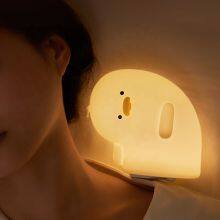EGOGO New Rechargeable Silicone Timing Eye Protection Children's Cartoon Duck Night Light Lamp For Kids thumbnail-5