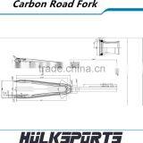 High-end Road Bike Carbon Front Fork 3k/ud Bicycle Disc-brake Fork 370mm Carbon Road Fork thumbnail-6