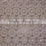 Cotton Lace Fabric Embroidery Water Soluble Full Lace for Garment Accessory thumbnail-3