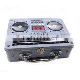 Tin Boxes With Radio Shape,chinese Style Metal Box,novel Disign Tin Box thumbnail-2