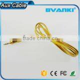 2016 Sales Promotion Cable Audio 3.5mm to 3.5 mm Male to Male Extension Cable Aux Cable for Car/headphone/PM4/PM3 Free Samples Supplier's Choice thumbnail-3