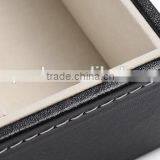 W806-3 3 Slot Grid Cheap Wholesale PU Leather Watch Packaging Display Box Quality Choice thumbnail-4